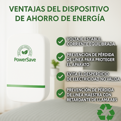 1 + 1 GRATIS | PowerSAVE™ - Elimina los picos de tensión y ahorra en la factura de la luz. *No tienes que hacer mantenimiento.