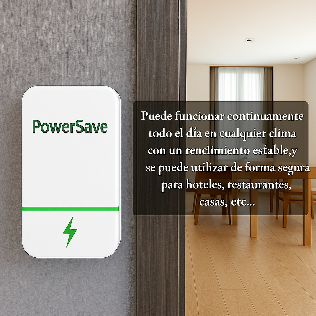 1 + 1 GRATIS | PowerSAVE™ - Elimina los picos de tensión y ahorra en la factura de la luz. *No tienes que hacer mantenimiento.