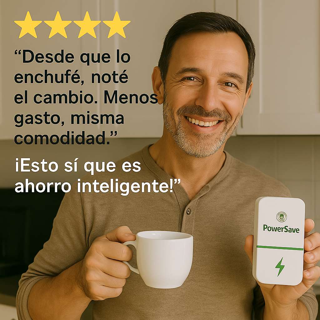 1 + 1 GRATIS | PowerSAVE™ - Elimina los picos de tensión y ahorra en la factura de la luz. *No tienes que hacer mantenimiento.