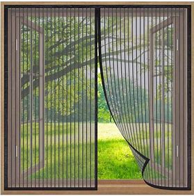 2 x MagneticPRO ORIGINAL™ - La novedosa mosquitera magnética de cierre automático (Tamaño UNIVERSAL 1m x 2m, apto para cualquier superficie)
